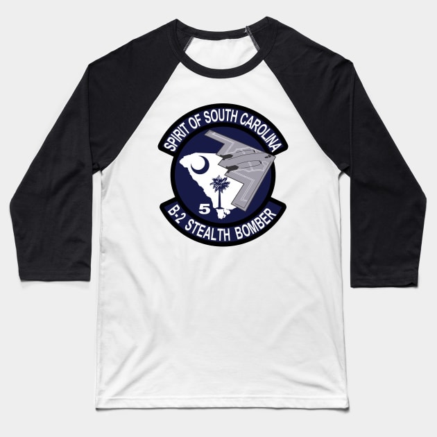 B-2 Stealth Bomber - South Carolina Baseball T-Shirt by MBK